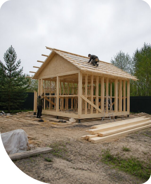 Строительство каркасных построек под ключ в Камне-на-Оби